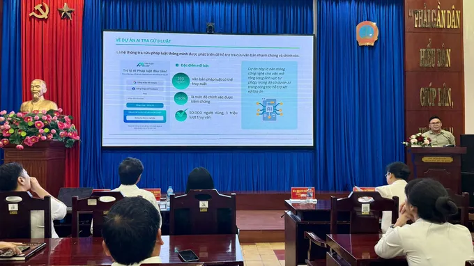 Giới thiệu ứng dụng AI hỗ trợ nghiên cứu và xét xử